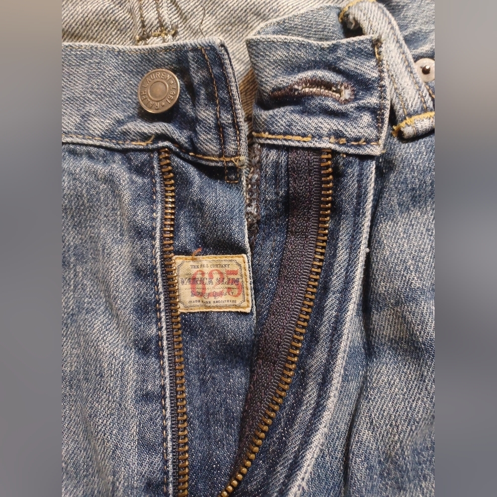 🍒 Polo Ralph Lauren Denim Jeans Mens #41381 - Picture 4 of 14